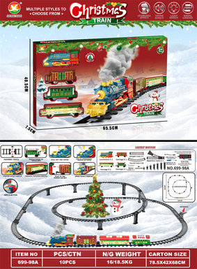 ClassicalSteamChargingRailTrain(ChristmasEdition)