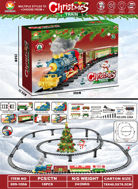ClassicalSteamChargingRailTrain(ChristmasEdition)