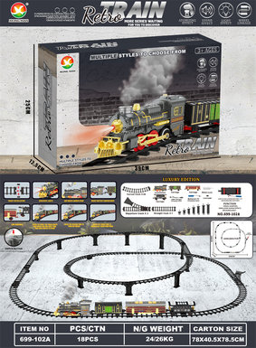 Classicalsteamchargedrailtrain(trainsimulationsound,withlight,withspray)