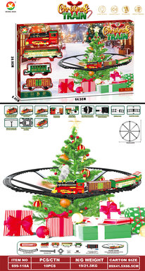 ClassicalSteamChargingRailTrain(ChristmasEdition)