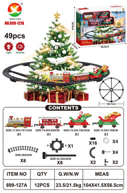 Classical Electric Rail Train (Christmas Edition)