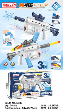 Two-in-one 416 soft bullet gun toy
