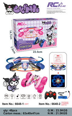 Kulomi butterfly blossoms, lights, remote control stunt car toys