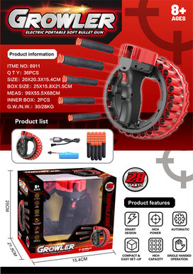 Bracelet electric soft bullet gun