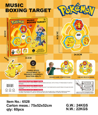 Pikachu Boxing Machine Games Toys Educational Toys