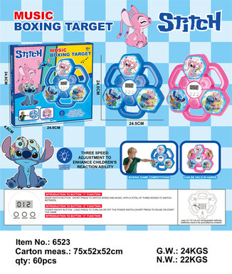 Stitch boxing machine sports toy