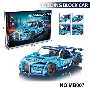 Xinle'erDIYAssemblyBuildingBlocksNewTechnologyPartsPowerCarLegoBuildingBlocksToy