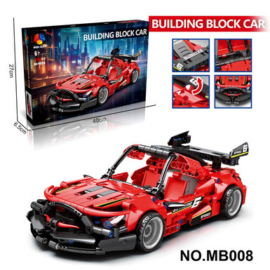 Xinle'erDIYAssemblyBuildingBlocksNewTechnologyPartsPowerCarLegoBuildingBlocksToy