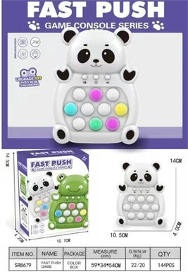 Xinle'erPandaSpeedPushPuzzleKnockMusicToy