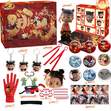 XinleErNezhaNaoHai22pcsSurpriseBlindBoxToys