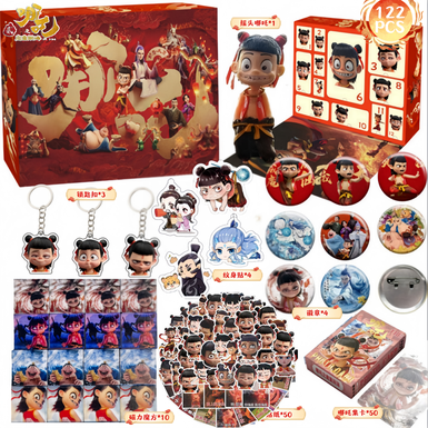 XinleErNezhaNaoHai122pcsSurpriseBlindBoxToys