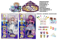 MagicMixies系列10寸12关节实身神奇魔法精灵带7样不同的惊喜配件2款混装