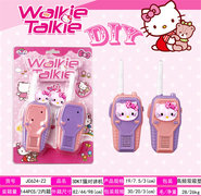 3D头KITTY对讲机电子玩具