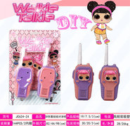 3D头惊喜娃娃对讲机电子玩具