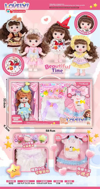FashionBabyDressUpBarbieSet