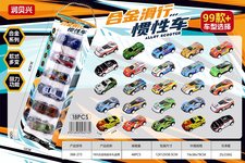 18只合铁皮卡车礼盒筒