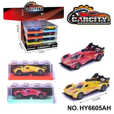 1: 36 Colorful Warrior Alloy Car McLaren Racing Illusion Red/Yellow Hybrid