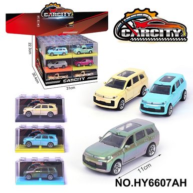 1: 36 Colorful Warrior Alloy Car Tram Ideal Fantasy Bay Blue/Green/White Tri color Hybrid