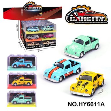 1: 36 cycle alloy car, vintage car