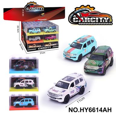1: 36 Colorful Reunion Alloy Car Cool Road Ze Fantasy Bay Blue/Black/White Tri color Hybrid