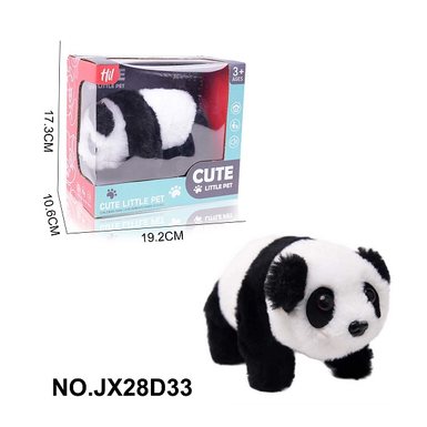 New plush toy electric plush panda (excluding 2 * 5 batteries with crawling and sound)