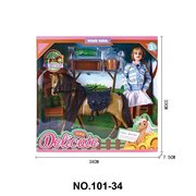 11寸芭比马-时尚过家家女孩玩具