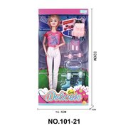 时尚过家家女孩玩具-11寸芭比户外主题
