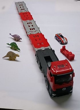 Inertial car mounted track alloy car