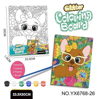 DIY Coloring Board Set - Puppy (24X30CM)