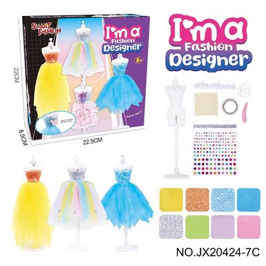 Girl DIY handmade fashion clothing design set 3 sets of clothes