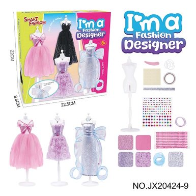 Girl DIY handmade fashion clothing design set 3 sets of clothes