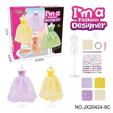 Girl DIY handmade fashion clothing design set 2 sets of clothes
