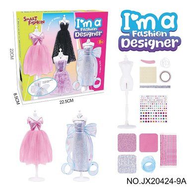 Girl DIY handmade fashion clothing design set 2 sets of clothes