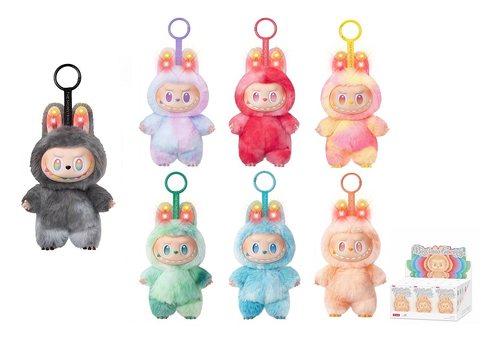 Lighting, music, trendy play, third-generation canvas, vinyl faced doll pendant