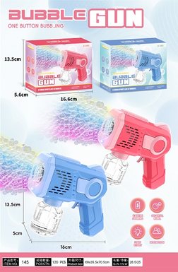 8-hole automatic bubble machine with light