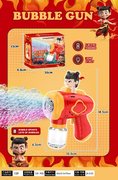 8孔哪吒自动泡泡机带灯光