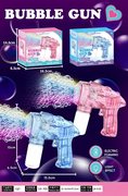 8孔透明自动泡泡机带灯光