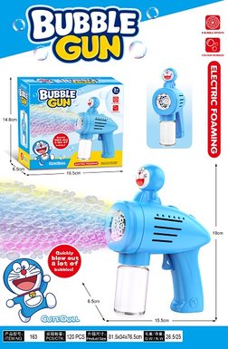 8-hole Dingdang Cat Automatic Bubble Machine with Light