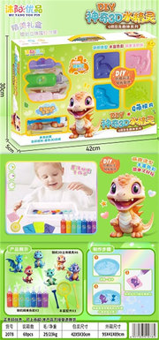 Q Cute Dinosaur DIY Magical 3D Water Elf