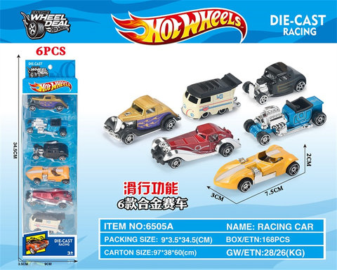 Sliding alloy retro car (wind and fire wheels)