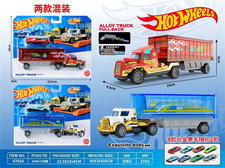 合金回力拖车/弹射货柜车（风火轮）