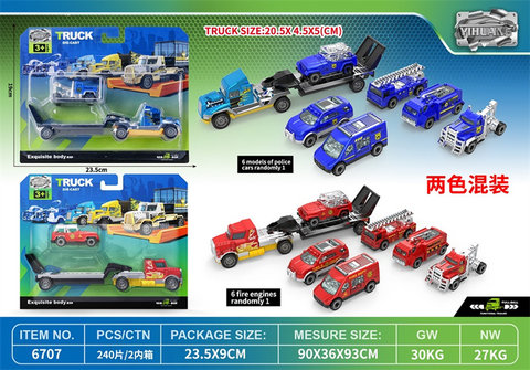 Alloy powered trailer truck