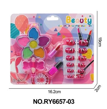 Plum blossom nail combination