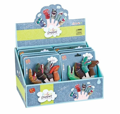 Dinosaur finger puppet toy doll toy 12-pack display box