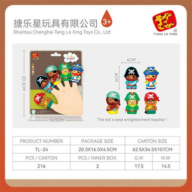 Pirates Finger Puppet Toys Doll Toys