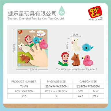 Mermaid Finger Puppet Toy Doll Toy