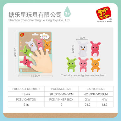 Animal finger puppet toys doll toys