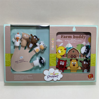 Animal Finger Dolls + Bath Storybook Dolls Toys Dolls Toys