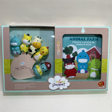Animal Finger Dolls + Bath Storybook Dolls Toys Dolls Toys