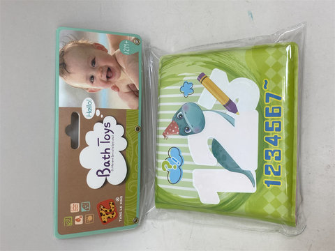 Take a bath, change color, learn book bathroom toys, baby toys.